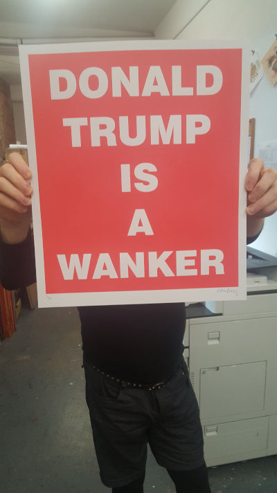 DONALD TRUMP  IS A W*NKER (RED)