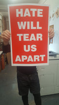 HATE WILL TEAR US APART (RED)