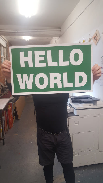 HELLO WORLD (GREEN)