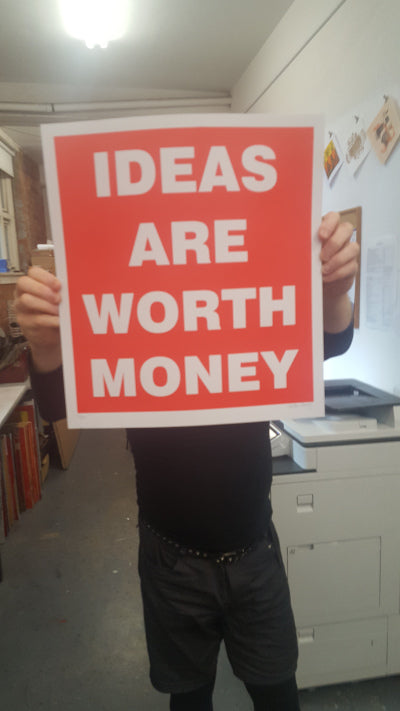 IDEAS ARE WORTH MONEY (RED)