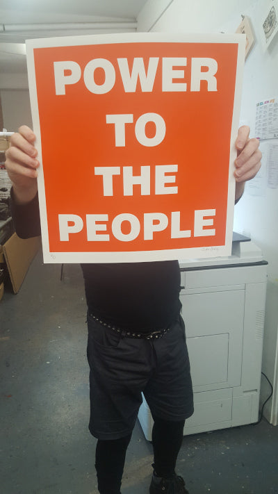 POWER TO THE PEOPLE (RED)