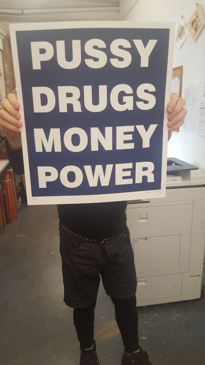 P*SSY DR*GS MONEY POWER (BLUE)